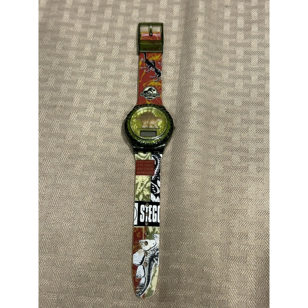 1997 Burger King Jurassic Park The Lost World 3-D Stego Collectible Watch